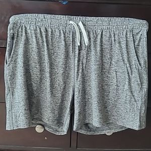 Grey running shorts from Costco, XXL